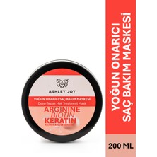 Ashley Joy İşlem Görmüş Yıpranmış Saçlara Özel Keratin İçeren Yoğun Onarıcı Saç Bakım Maskesi 200 ML