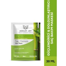 Ashley Joy Saç Maskesi Murumuru ve Bambu Özlü Besleyici Etki 30 ml Tüm Saç Tipleri İçin
