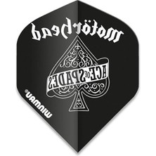 MarkEntegra Rock Legends Motorhead Ace Of Spades Rhino Ekstra Kalın T Kanatları - Paket Başına 1 Set (Toplam 3 Uçuş)