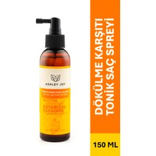 Ashley Joy Bitkisel Eksozom & Biotin Içerikli Dökülme Karşıtı Tonik Saç Spreyi - Güçlendirici, Saç Uzamasını Destekleyici 150 ml