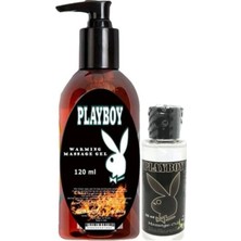 Alvera Collection Playboy Aromaterapi Isıtıclı Massage Oil 120 ml + Natural Aromalı Massage Vücut Masaj Yağı 50 ml