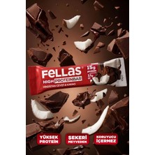 Fellas Yüksek Protein Bar - Hindistan Cevizli ve Kakaolu (45 g) x 12 Adet