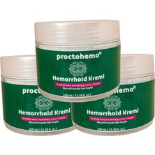 Alvera Collection Proctohemo Rahatlatıcı Bakım Kremi 150 ml 3 Tane Birden