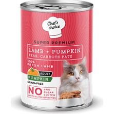 Chef's Choice Chefs Choice Pumpkin Pate Lamb Kuzulu Balkabaklı Tahılsız Yetişkin Kedi Konservesi 24 Adet 400 gr