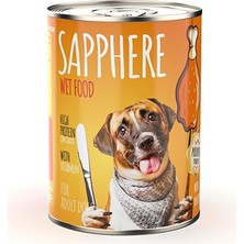 Sapphere Kümes Hayvanlı Yetişkin Köpek Konservesi 12 Adet 400 gr