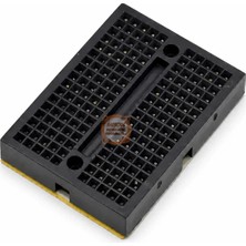 Meon Robotik Otomasyon Mini Breadboard 170 Pin Yapışkan Tabanlı Prototipleme Kartı (Siyah)