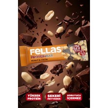 Fellas Protein Bar - Yer Fıstıklı ve Kakaolu (32 g) x 12 Adet