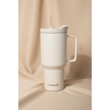Bereketli Store Korkmaz Freedom 1 L Pipetli Paslanmaz Çelik Termos Bardak | Sıcak ve Soğuk Içecek Kupası