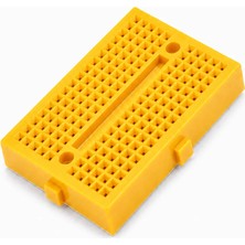 Meon Robotik Otomasyon Mini Breadboard 170 Pin Yapışkan Tabanlı Prototipleme Kartı (Sarı)