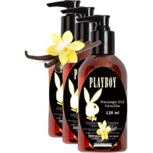 Alvera Collection Playboy Vanılla Massage Oil 3 Adet Vanilya Aromalı Vücut Masaj Yağı
