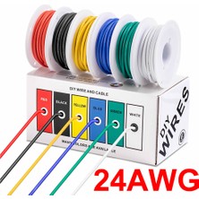 Roboyol Store 6 Renk 24AWG 60METRE Elektrik Kablo Seti