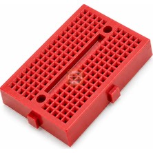 Meon Robotik Otomasyon Mini Breadboard 170 Pin Yapışkan Tabanlı Prototipleme Kartı (Kırmızı)