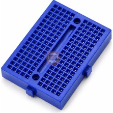 Meon Robotik Otomasyon Mini Breadboard 170 Pin Yapışkan Tabanlı Prototipleme Kartı (Mavi)