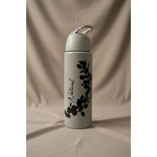 Bereketli Store Natural 700 ml Dal Desenli Suluk Matara | Soğuk Içecek Şişesi