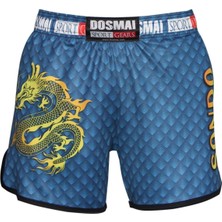 Empressco Dijital Baskılı Sanda Ejder Fitness Boks Muay Thai Spor Şort