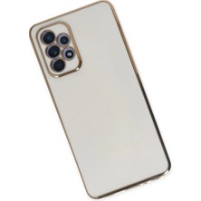 Hayat Store Samsung Galaxy A52 Kılıf Volet Silikon - Beyaz