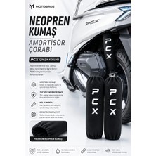 Motobros Honda Pcx Motosiklet Amortisör Çorabı Neopren Toz Geçirmez