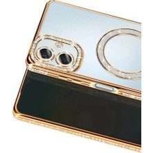 Hayat Store Samsung Galaxy A07 4g Joke Simli Magneticsafe Kılıf - Gold