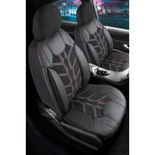 Bar Oto Tuning Geely Familia Lüks Keten Oto Koltuk Kılıfı 5li Set Takım