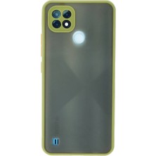 Uravas Store Realme C21 Kılıf Montreal Silikon Kapak - Açık Yeşil