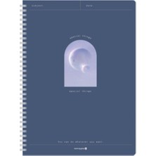 Morning Glory 4000 Çizgili Defter 26X19 cm Lacivert 11111-87799