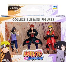 Naruto 3'lü Koleksiyon Figür Seti Model 4 PMI/NSH2021S