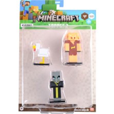 Minecraft 3D Toppeez 3'lü Figür Seti Seri-2 Model 4 PMI/MC2220