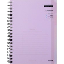 Morning Glory 8000 Çizgili Defter 26,2X19 cm Açık Pembe 11210-88729