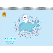 Morning Glory 2000 Resim Defteri 24,7X34,6 cm Balina 15001-89685