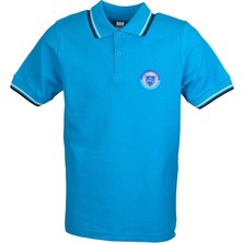 Bümed Meç Okulları Kısa Kol Polo Yaka T-Shirt Turkuaz 7-8 Yaş