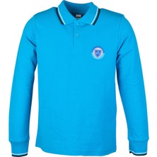 Bümed Meç Okulları Uzun Kol Polo Yaka T-Shirt Turkuaz 8-9 Yaş