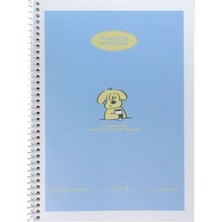 Morning Glory 3500 Çizgisiz Defter 25,4X18,4 cm Mavi 14000-88743