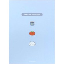Morning Glory 2500 Çizgisiz Not Defteri 25,4X18,4 cm Mavi 14040-88976