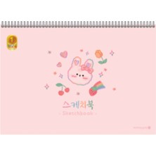 Morning Glory 1500 Sketch Book 24,7X34,6 cm Pembe Tavşan 15001-89684