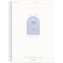 Morning Glory 4000 Çizgili Defter 26X19 cm Beyaz 11111-87799