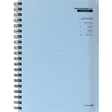 Morning Glory 8000 Çizgili Defter 26,2X19 cm Mavi 11210-88729