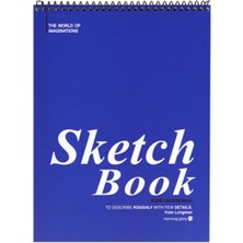 Morning Glory 2000 Sketch Book 26X19 cm Lacivert 15010-89170