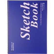 Morning Glory 4500 Sketch Book 34,7X25,4 cm Lacivert 15011-8760