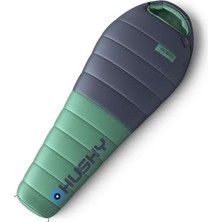 Husky Dinis -10C Kuş Tüyü Uyku Tulumu (Mavi/nane Yeşili)