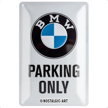 Nostalgic-Art 22241 Bmw – Parking Only White, Sac Levha 20 x 30 cm