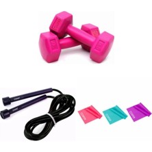 Empressco Çift 1 kg Pilates ve Egzersiz Seti, Çok Amaçlı Fitness Dambılları