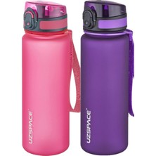 Uzspace 2' Matara Seti 500 ml 14 Farklı Renk Seçeneği Fiftyfifty Pembe