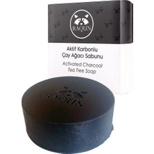 Raqun Doğal Aktif Karbonlu Çay Ağacı Sabunu (110 Gr)