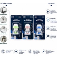 Gees Global 12 Adet Musluk Ucu Filtresi Akordiyon - Pervaneli 360° 16-19MM Tüm Musluklara Uyum Kireçlenm