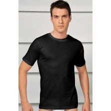Majeur Erkek Pamuklu Kısa Kol Dar Yaka Klasik Fanila T-Shirt