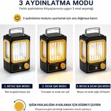 Tios Shop Krm Solar - Güneş Enerjili USB Şarjlı Nostalji Solar Lamba 1500MAH HS-234 (5047) Krm