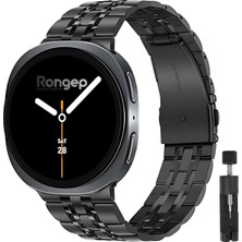 Samsung ile Uyumlu Prestige Model Çelik Kordon Galaxy Watch 8 44MM/40MM/CLASSIC 46MM Için Katlanır Toka Mekanizmalı Watch 8 Strap Paslanma Yapmayan Galaxy Watch 8 Classic Kordon