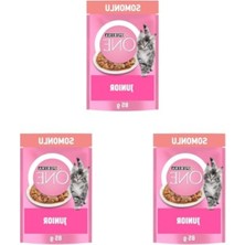 Esranın Dünyası Somonlu Yavru Kediler Için Yaş Mama 85 gr (3 Paket)