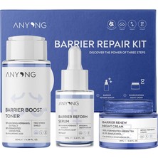 ANYONG Bariyer Onarıcı, Nemlendirici Canlandırıcı Cilt Bakım Kiti (Tonik, Serum, ) Ginseng&yeşil Çay(50 ml