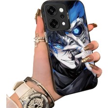HONTINGA Oppo Reno 14 Pro 5g ile Uyumlu Kılıf Silikon Kenar Sert Arka Kamera Koruyucu Basitlik Anti Düşme Kamera Korumalı Anime Desen Couple Telefon Kılıfı Kadın ve Erkek Için Uygundur K1-1529